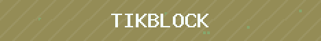 TikBlock Minecraft server banner