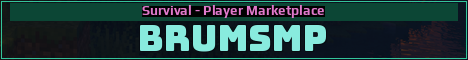 BrumSMP Minecraft server banner