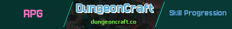 DungeonCraft Minecraft server banner
