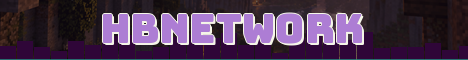 HBNetwork Minecraft server banner