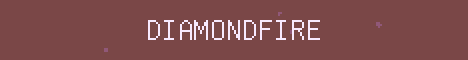 DiamondFire Minecraft server banner