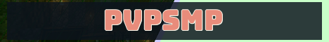 PVPSMP Minecraft server banner
