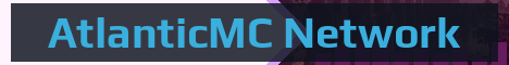 AtlanticMC Network Minecraft server banner