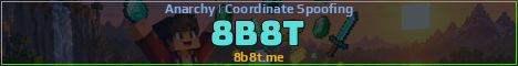 8b8t Minecraft server banner