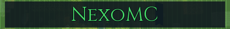 NexoMC Minecraft server banner