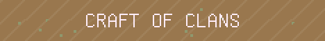 Craft of Clans Minecraft server banner