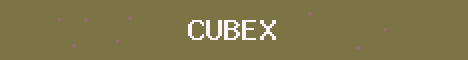 Cubex Crossplay Minecraft server banner