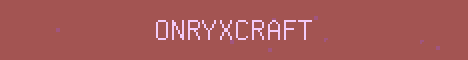 OnryxCraft Network Minecraft server banner