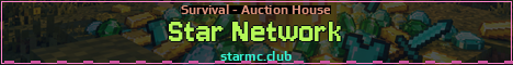 Star Network Minecraft server banner