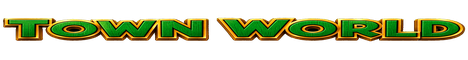 Town World Minecraft server banner