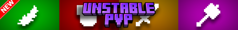 UnstablePvP Minecraft server banner