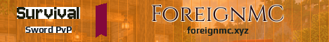 ForeignMC Minecraft server banner