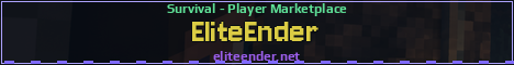 EliteEnder Minecraft server banner