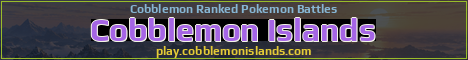 Cobblemon Islands Minecraft server banner