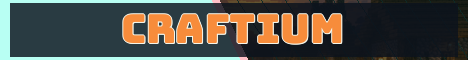 Craftium Minecraft server banner