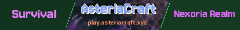 AsteriaCraft Minecraft server banner