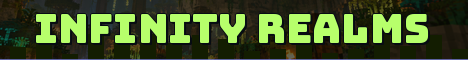 Infinity Realms Minecraft server banner