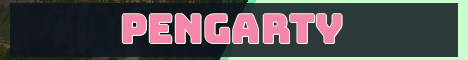 Pengarty Minecraft server banner