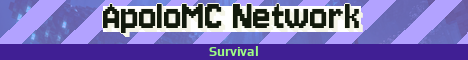ApoloMC Network Minecraft server banner