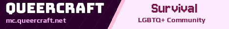 Queercraft Minecraft server banner