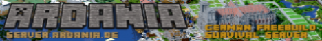 Ardania Minecraft server banner