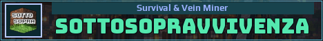 SottoSopravvivenza Minecraft server banner