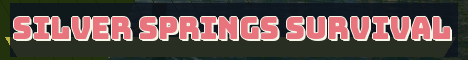 Silver Springs Survival Minecraft server banner