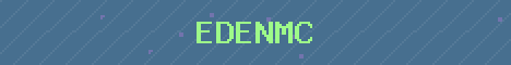 EdenMC Minecraft server banner