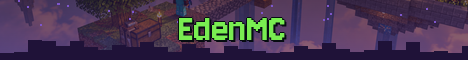 EdenMC Minecraft server banner