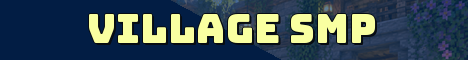 Village SMP Minecraft server banner
