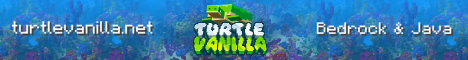 TurtleVanilla Minecraft server banner