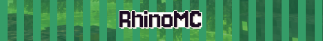 RhinoMC Minecraft server banner
