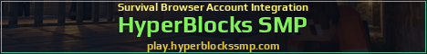HyperBlocks SMP Minecraft server banner