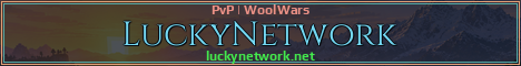 LuckyNetwork Minecraft server banner