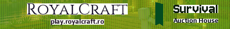 RoyalCraft Minecraft server banner