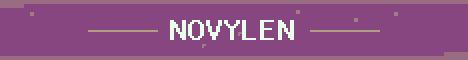 Novylen Minecraft server banner