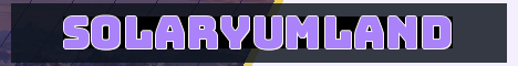 SolaryumLand Minecraft server banner