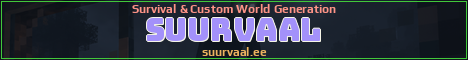 Suurvaal Minecraft server banner