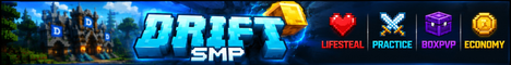 DriftSMP Minecraft server banner