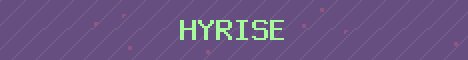 Hyrise Network Minecraft server banner