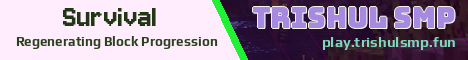 Trishul SMP Minecraft server banner
