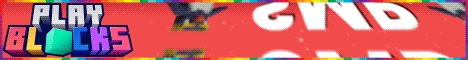 Playblocks Minecraft server banner