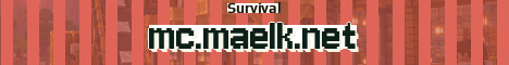 MÆLK Minecraft server banner