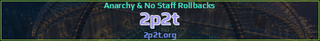 2p2t Minecraft server banner
