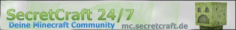 SecretCraft Minecraft server banner
