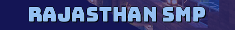 Rajasthan SMP Minecraft server banner