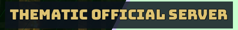Thematic Official Server Minecraft server banner