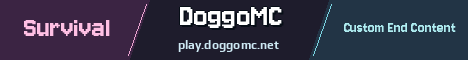 DoggoMC Minecraft server banner