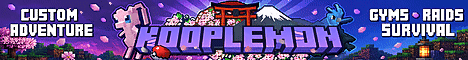 Kooplemon Minecraft server banner