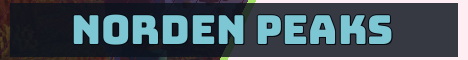 Norden Peaks Minecraft server banner